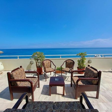 Seaview Flora'S Luxury Apartment-300Meters From The Beach Rethimno Eksteriør billede