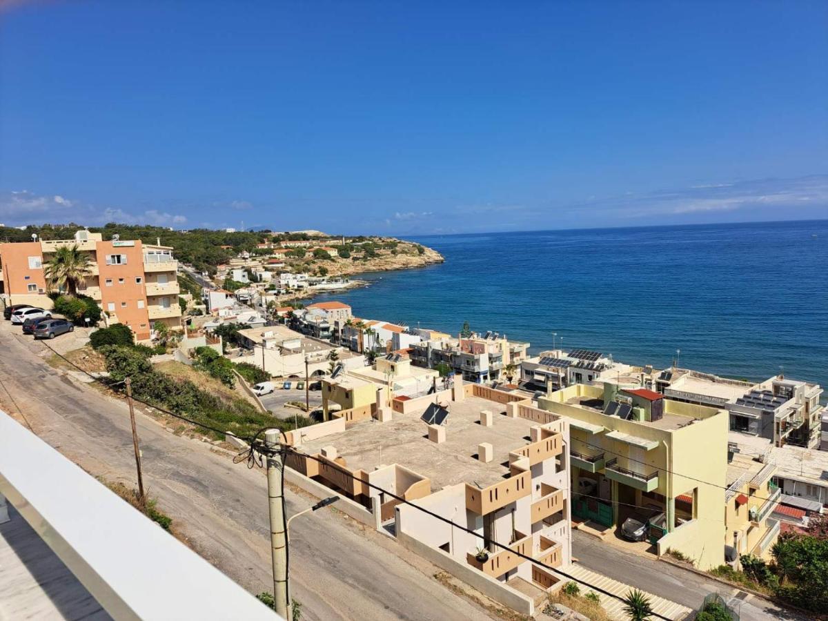 Seaview Flora'S Luxury Apartment-300Meters From The Beach Rethimno Eksteriør billede