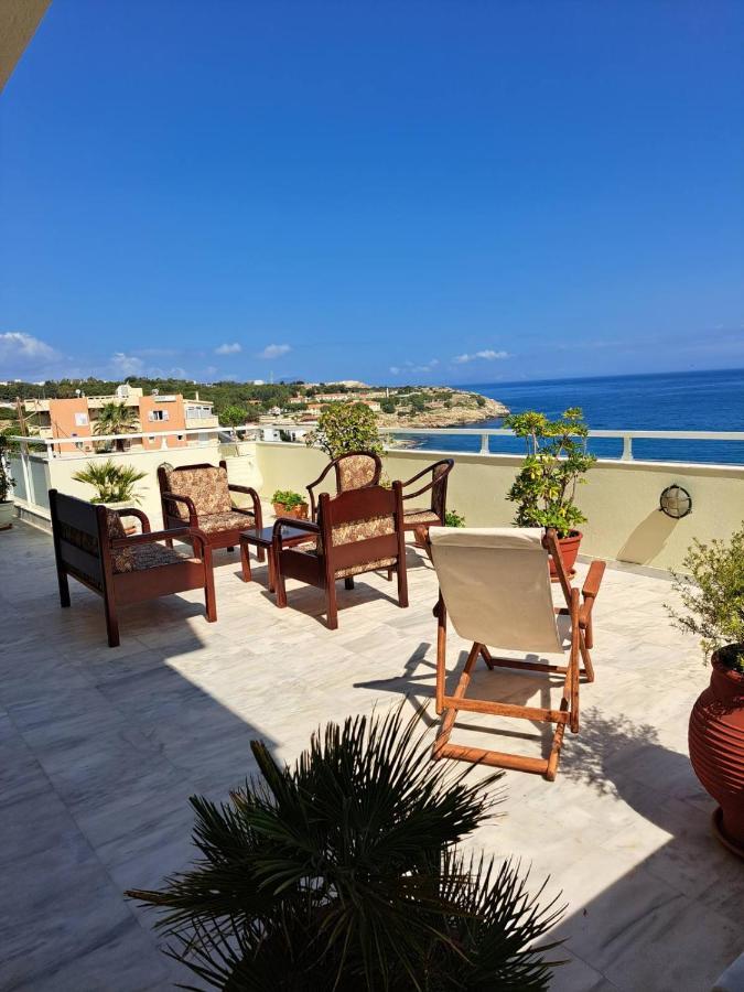 Seaview Flora'S Luxury Apartment-300Meters From The Beach Rethimno Eksteriør billede