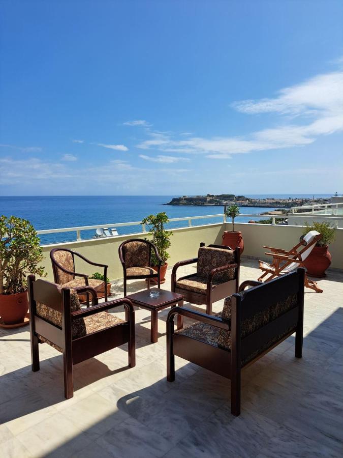 Seaview Flora'S Luxury Apartment-300Meters From The Beach Rethimno Eksteriør billede