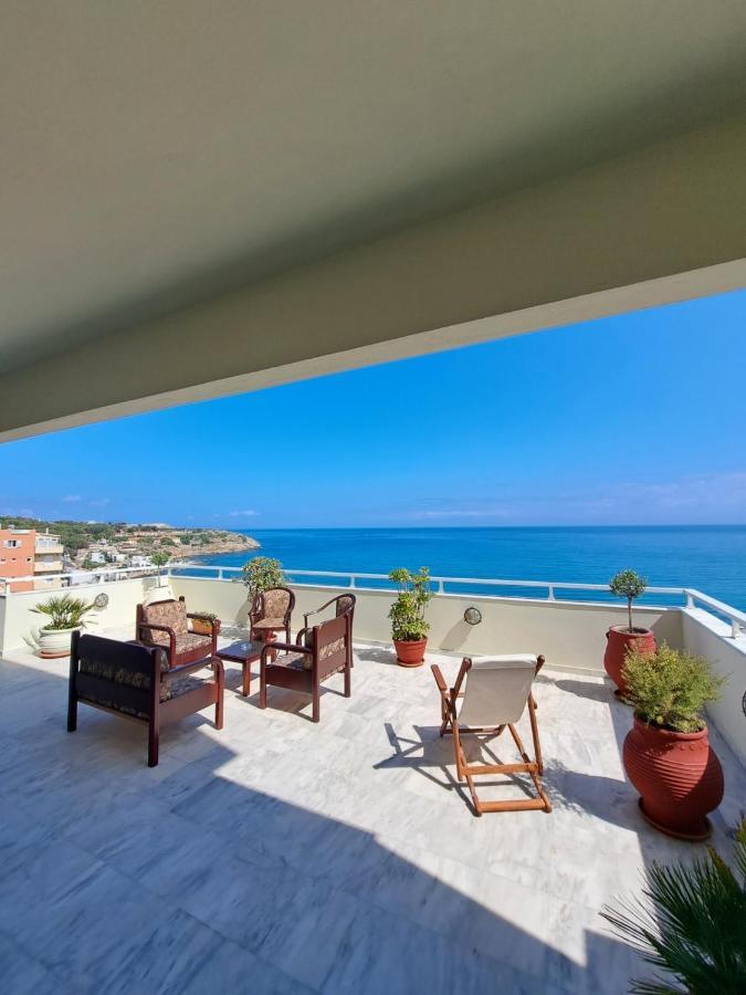 Seaview Flora'S Luxury Apartment-300Meters From The Beach Rethimno Eksteriør billede